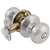 Olympus Knob Lockset Stainless Steel Entrance