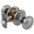 Olympus Knob Lockset Pewter Entrance