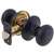 Olympus Knob Lockset Oil Rubbed Bronze Dummy