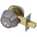 EZ Set Deadbolt Double Cylinder Pewter