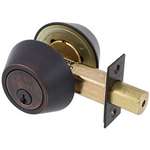 EZ Set Deadbolt Double Cylinder Tuscany Bronze