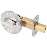 EZ Set One Sided Half Bore Deadbolt Stainless Steel