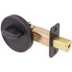 EZ Set One Sided Half Bore Deadbolt Tuscany Bronze