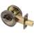 EZ Set One Sided Full Bore Deadbolt Antique Brass