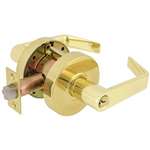 Commercial Lever Lockset Charlotte Lever Bright Brass Passage