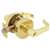 Commercial Lever Lockset Charlotte Lever Bright Brass Privacy