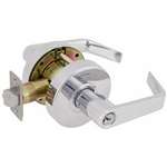 Commercial Lever Lockset Charlotte Lever Bright Chrome Entrance