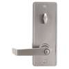 Commercial Interconnected Lock with Charlotte Lever Satin Nickel