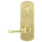 Commercial Interconnected Lock with Hartford Lever Bright Brass Passage