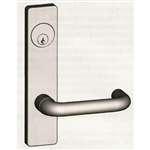 Escutcheon Mortise Lock Bozeman Lever Dull Chrome Passage