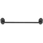  Aged Black Towel Bar 18"