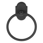 Aged Black Towel Ring