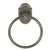 Aged Pewter Towel Ring