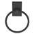 Aged Black Towel Ring