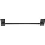  Aged Black Towel Bar 18"