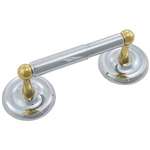 Bright Chrome and Brass Stratford Paper Holder