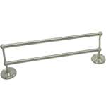 Satin Nickel Stratford 30" Double Towel Bar Set