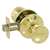 Benton Knob Set Bright Brass Privacy