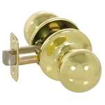 Del Mar Knob Set Bright Brass Entry