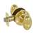 Exquis Knob Set Bright Brass Passage