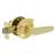 Florence Lever Lockset Bright Brass Entry