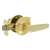 Florence Lever Lockset Bright Brass Passage