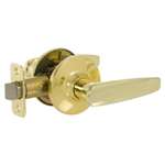 Florence Lever Lockset Bright Brass Passage