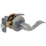Queen Lever Lockset Pewter Privacy