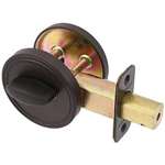 Deadbolt Oil Rubbed Bronze One Sided with Plate