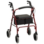 Nova Zoom Rollators Come in 4 Different Seat Heights of 18, 20, 22, and 24 inches for People between 4'10" to 6'2"