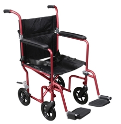 Drive Deluxe Fly Weight Aluminum Transport Chair
