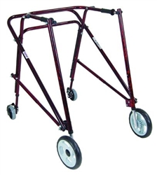 Drive 9" Non-Swivel Front Wheels with Inner Legs