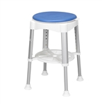 Drive Shower Stool with Padded Rotating Seat