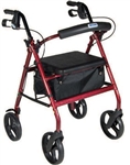 Drive Aluminum Rollator, 7.5 inch Casters