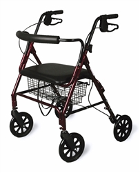 Medline Bariatric Rollator Walker Capacity 400 Lbs.