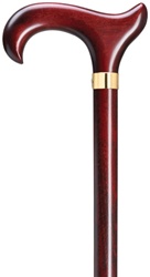 Ergonomic Derby Handle Cane, Burgundy 42" long