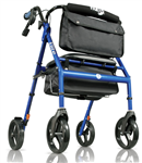 Hugo Elite Rolling Walker with Seat has 2 heights