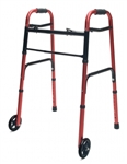 Lumex Adult Walker with 5" Wheels ColorSelect