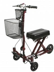 Medline Weil Knee Walker, burgundy MDS86000