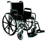 Merits Acadia Wheelchair 16&quot; and 18&quot; Seat Width comes with Detachable desk Arms