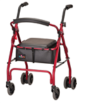 Nova Cruiser Classic Rolling Walker Weight Activated Brake System (push down brakes)