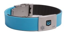 Stander MyID Medical ID Wristband with Negative-Ion Infused