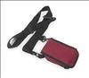 BOX ENCLOSURES , Belt Pouch Maroon 5.75Hx3.50Wx1.50 In