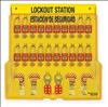 MASTER LOCK , Filled Lockout Station English/Spanish