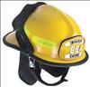 MSA , D4034 Fire Helmet Yellow Modern