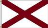 APPROVED VENDOR , D3772 Alabama Flag 5x8 Ft Nylon