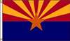 APPROVED VENDOR , D3771 Arizona Flag 4x6 Ft Nylon