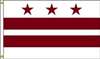 APPROVED VENDOR , D3771 District Of Columbia Flag 4x6 Ft Nylon