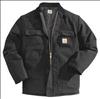 CARHARTT , D7561 Coat Unhooded Quilt Lined Black L