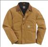 CARHARTT , D7562 Jacket Unhooded Quilt Lined Brown L